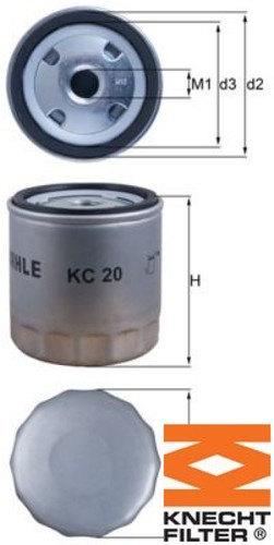 Knecht kc20 kraftstofffilter - knecht,