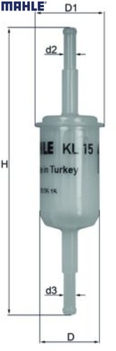 Mahle kl15of kraftstofffilter - kl15of,