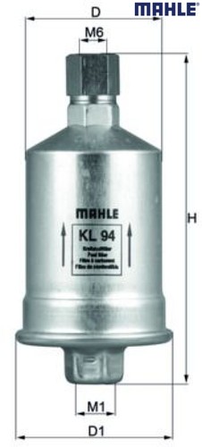 Mahle kl94 kraftstofffilter - mahle,