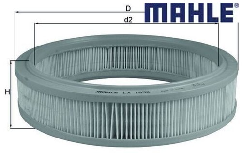 Mahle lx1638 luftfilter - mahle,