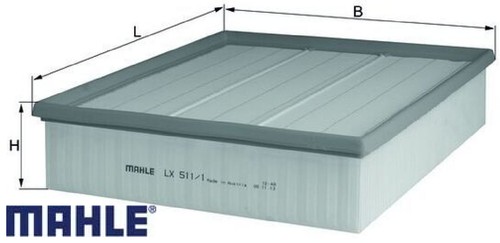 Mahle lx511 luftfilter - lx511/1,
