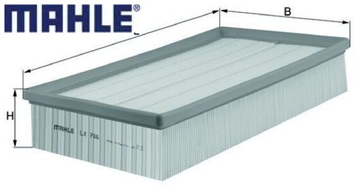 Mahle lx786 luftfilter - lx786,