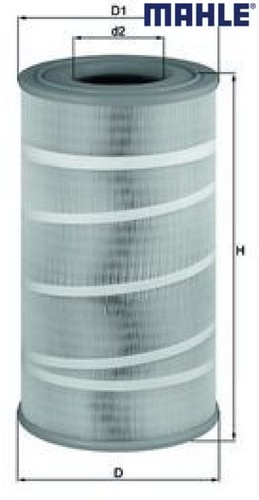 Mahle lx7210 luftfilter - lx7210/7,