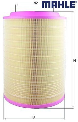 Mahle lx2082 luftfilter - mahle,