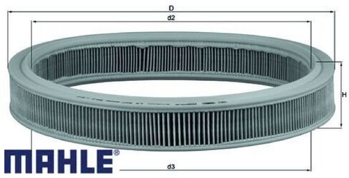 Mahle lx527 luftfilter - mahle,