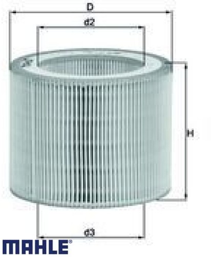 Mahle lx3009 luftfilter - mahle,