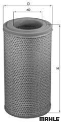 Mahle lx1629 luftfilter - mahle,
